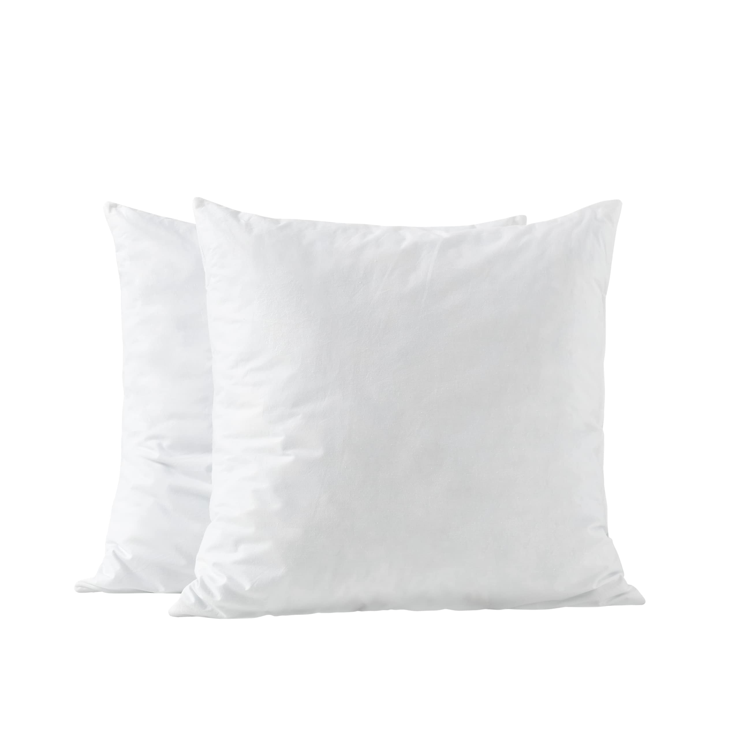 24x24 Euro Pillow Inserts for Home and Hotel - High Density Memory Foam - Cotton Fabric - 2 Packمجموعات الو accommodate
